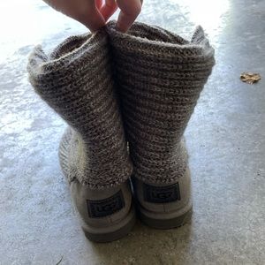 UGG women’s classic Cardy Grey boots size 6